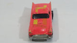 1987 Hot Wheels Color Racers '57 T-Bird 1957 Ford Thunder Bird Pink Peach Orange Die Cast Toy Car Vehicle