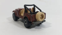 1983 Hot Wheels Jeep CJ-7 Yellow Brown Die Cast Toy Car Vehicle - Treasure Valley Antiques & Collectibles