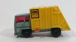 Vintage 1979 Lesney Matchbox Refuse Truck No. 36 Green Yellow Garbage Pickup Die Cast Toy Car Vehicle