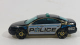 2007 Hot Wheels Police Patrol Ford Fusion 002 Black Die Cast Toy Cop Law Enforcement Car Vehicle