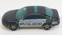 2007 Hot Wheels Police Patrol Ford Fusion 002 Black Die Cast Toy Cop Law Enforcement Car Vehicle