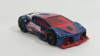 2015 Hot Wheels Marvel Spider-Man VS. the Sinister Six Zotic Blue Red Die Cast Toy Car Vehicle