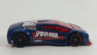 2015 Hot Wheels Marvel Spider-Man VS. the Sinister Six Zotic Blue Red Die Cast Toy Car Vehicle