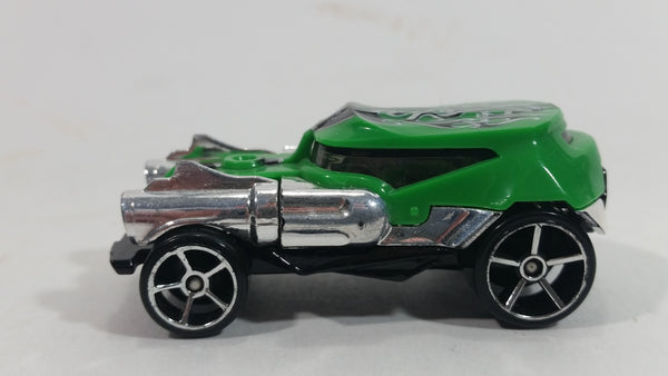 2011 Hot Wheels Video Game Heroes Shell Shock Green Die Cast Toy Car Vehicle