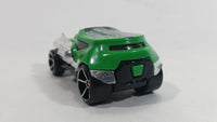 2011 Hot Wheels Video Game Heroes Shell Shock Green Die Cast Toy Car Vehicle