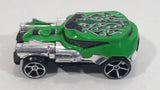 2011 Hot Wheels Video Game Heroes Shell Shock Green Die Cast Toy Car Vehicle