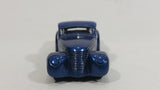 2002 Hot Wheels First Editions Super Smooth Truck Metalflake Dark Blue Die Cast Toy Low Rider Car Vehicle