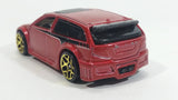 2007 Hot Wheels Code Car Audacious Metalflake Dark Red Die Cast Toy Car Vehicle