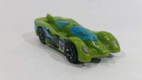 2006 Hot Wheels Terrordactyl Power Pistons Lime Green Plastic Body Die Cast Toy Race Car Vehicle