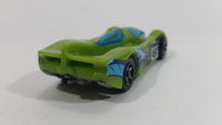 2006 Hot Wheels Terrordactyl Power Pistons Lime Green Plastic Body Die Cast Toy Race Car Vehicle