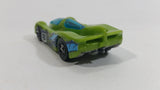 2006 Hot Wheels Terrordactyl Power Pistons Lime Green Plastic Body Die Cast Toy Race Car Vehicle - Treasure Valley Antiques & Collectibles