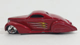 2003 Hot Wheels First Editions Swoop Coupe Red Die Cast Toy Low Rider Hot Rod Car Vehicle