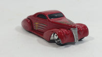 2003 Hot Wheels First Editions Swoop Coupe Red Die Cast Toy Low Rider Hot Rod Car Vehicle