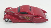 2003 Hot Wheels First Editions Swoop Coupe Red Die Cast Toy Low Rider Hot Rod Car Vehicle