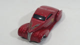 2003 Hot Wheels First Editions Swoop Coupe Red Die Cast Toy Low Rider Hot Rod Car Vehicle