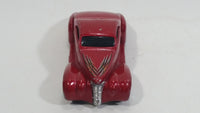 2003 Hot Wheels First Editions Swoop Coupe Red Die Cast Toy Low Rider Hot Rod Car Vehicle