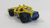 2010 Hot Wheels Jungle Rally Roll Cage Yellow and Blue Die Cast Toy Car Vehicle - Treasure Valley Antiques & Collectibles