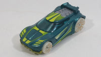 2016 Hot Wheels Glow Wheels Chicane Turquoise Green Die Cast Toy Race Car Vehicle