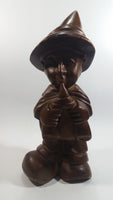 Antique Hand Carved Solid Wood Dwarf Dwarves VII Seventh Gnome Spirit Wooden Carving Folk Art