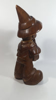 Antique Hand Carved Solid Wood Dwarf Dwarves VII Seventh Gnome Spirit Wooden Carving Folk Art