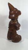 Antique Hand Carved Solid Wood Dwarf Dwarves VII Seventh Gnome Spirit Wooden Carving Folk Art