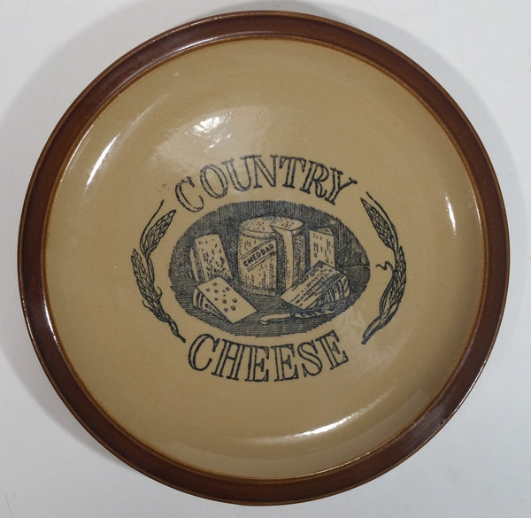 A Country Cooking Original "Country Cheese" Rustic Vintage Styled 9" Plate