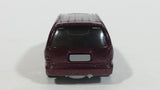 1998 Hot Wheels First Editions Dodge Caravan Van Dark Red Burgundy Die Cast Toy Car Vehicle