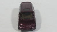 1998 Hot Wheels First Editions Dodge Caravan Van Dark Red Burgundy Die Cast Toy Car Vehicle