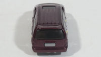 1998 Hot Wheels First Editions Dodge Caravan Van Dark Red Burgundy Die Cast Toy Car Vehicle