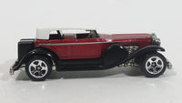 2001 Hot Wheels 1931 Duesenberg Model J ('31 Doozie) Dark Red Die Cast Toy Car Vehicle No. 176