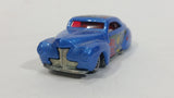 2001 Hot Wheels Monsters Tail Dragger Metalflake Blue Die Cast Toy Car Vehicle