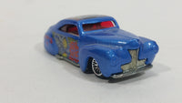 2001 Hot Wheels Monsters Tail Dragger Metalflake Blue Die Cast Toy Car Vehicle