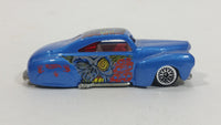 2001 Hot Wheels Monsters Tail Dragger Metalflake Blue Die Cast Toy Car Vehicle