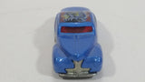 2001 Hot Wheels Monsters Tail Dragger Metalflake Blue Die Cast Toy Car Vehicle