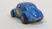 1996 Hot Wheels Mod Bod 1953-57 Volkswagen VW Bug Blue Die Cast Toy Car Vehicle