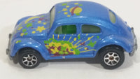 1996 Hot Wheels Mod Bod 1953-57 Volkswagen VW Bug Blue Die Cast Toy Car Vehicle