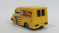 2001 Hot Wheels Dairy Delivery Truck Yellow Die Cast Toy Car Vehicle