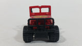 1984 Matchbox Jeep 4x4 Golden Eagle Red Die Cast Toy Car Vehicle Made in Macau