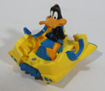 1992 Warner Bros. Looney Tunes Daffy Duck Cartoon Character "Quack Up" Plastic Yellow Plastic Toy Car Vehicle McDonald's Happy Meal - Treasure Valley Antiques & Collectibles