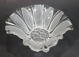 Vintage Crystal Frosted Glass Blossoming Flower Shaped Candy Dish - Treasure Valley Antiques & Collectibles