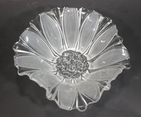 Vintage Crystal Frosted Glass Blossoming Flower Shaped Candy Dish - Treasure Valley Antiques & Collectibles