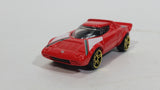 2002 Hot Wheels First Editions Lancia Stratos Red Die Cast Toy Car Vehicle