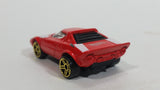 2002 Hot Wheels First Editions Lancia Stratos Red Die Cast Toy Car Vehicle