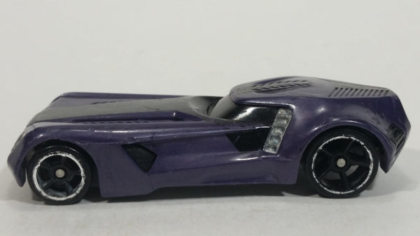 2011 Hot Wheels Battle Force 5 Fused Reverb Dark Purple Die Cast Toy Car Vehicle