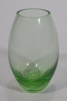 Vintage Green Colored Depression Glass Miniature 3" Tall Vase