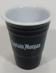 Captain Morgan Rum Small Black Hard Plastic Shot Glass