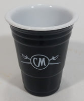 Captain Morgan Rum Small Black Hard Plastic Shot Glass