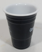 Captain Morgan Rum Small Black Hard Plastic Shot Glass