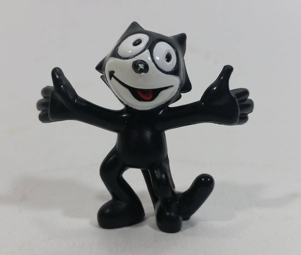 1997 Felix The Cat Black and White Cartoon Character 2" Tall PVC Toy Figure