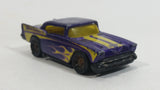 2013 Hot Wheels Showroom Garage '57 Chevy Purple Die Cast Toy Classic Car Vehicle